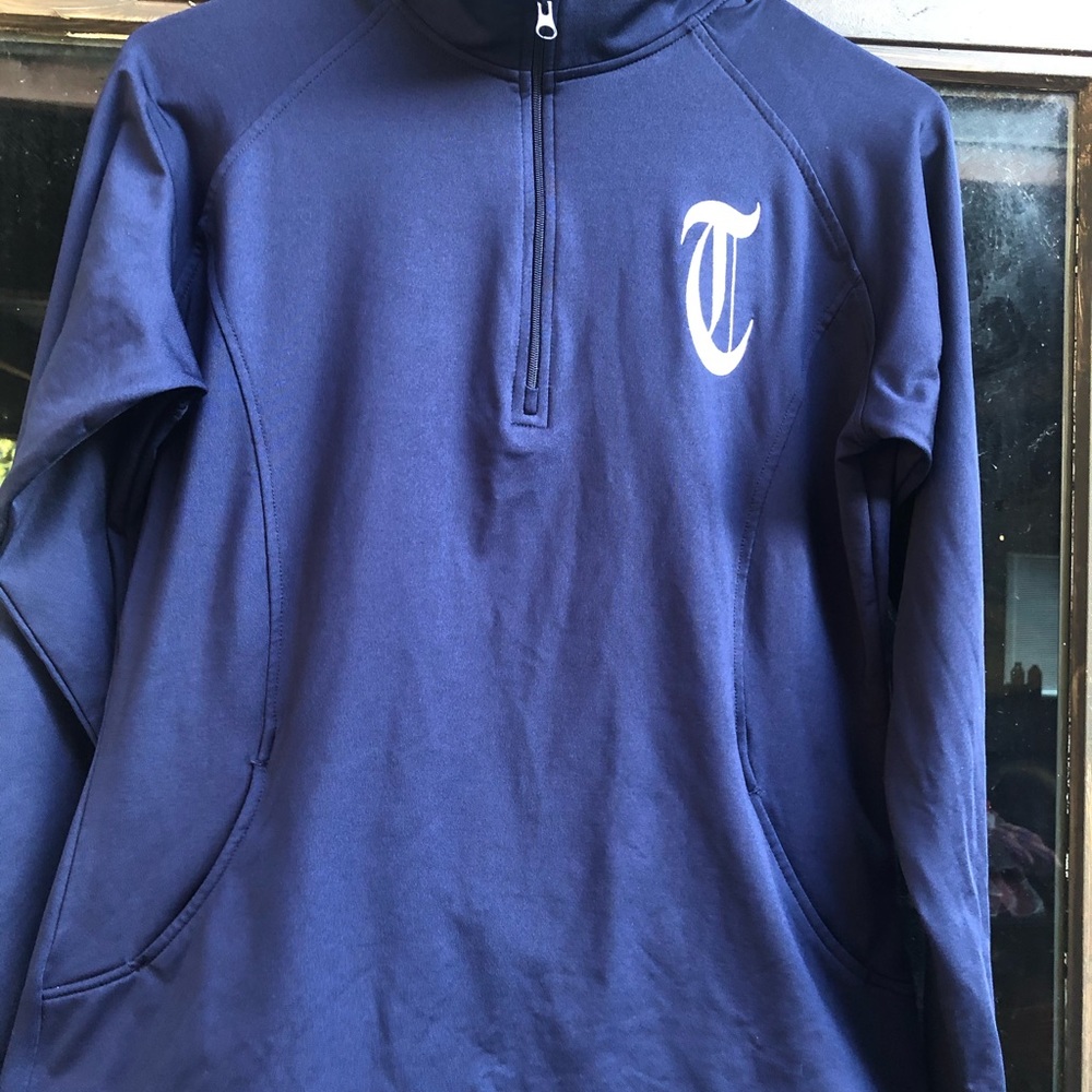 Sport Tek Mbl Detroit Tiger Blue Jacket Size Small View 3